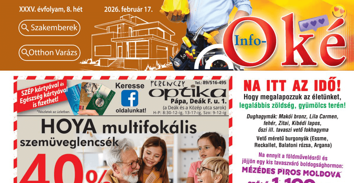 Info-OKÉ 2026/8. hét