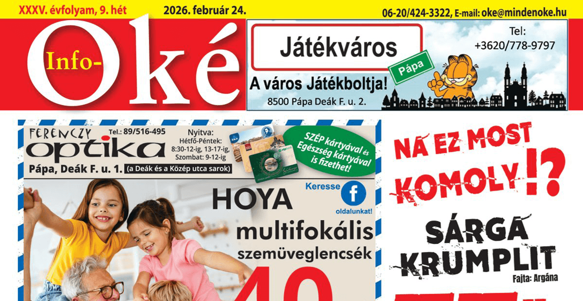 Info-OKÉ 2026/9. hét