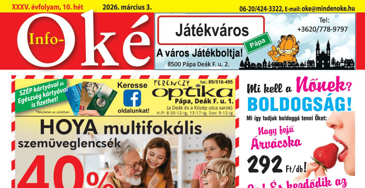 Info-OKÉ 2026/10. hét