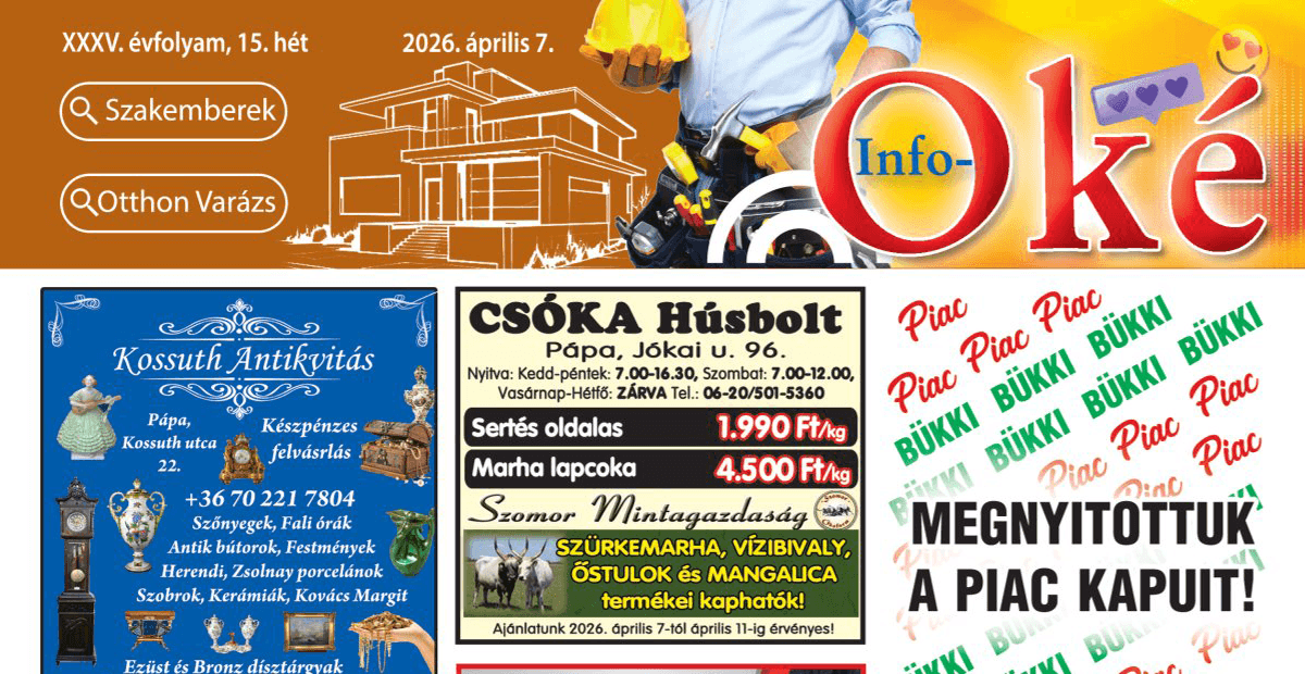 Info-OKÉ 2026/15. hét