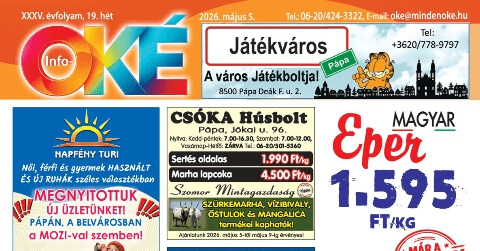 Info-OKÉ 2026/19. hét