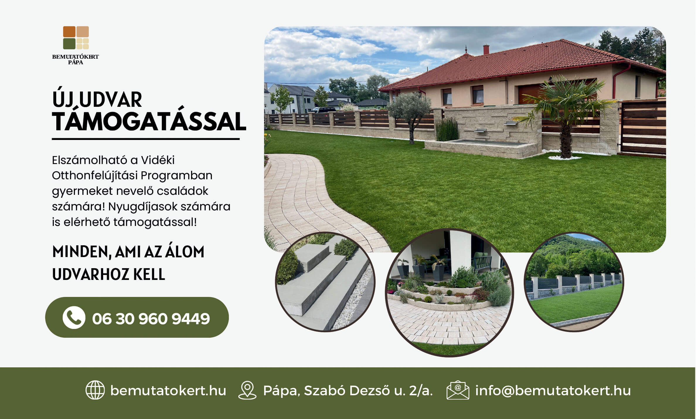 Új udvar támogatással