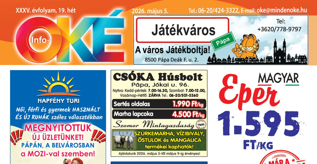 Info-OKÉ 2026/19. hét