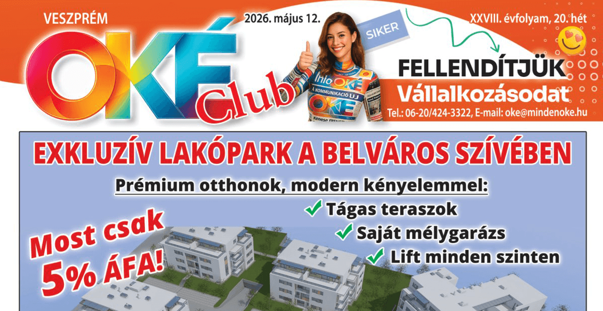Oké Club Veszprém 2026/20. hét