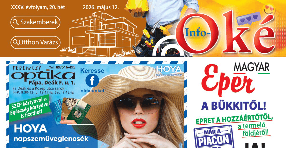 Info-OKÉ 2026/20. hét
