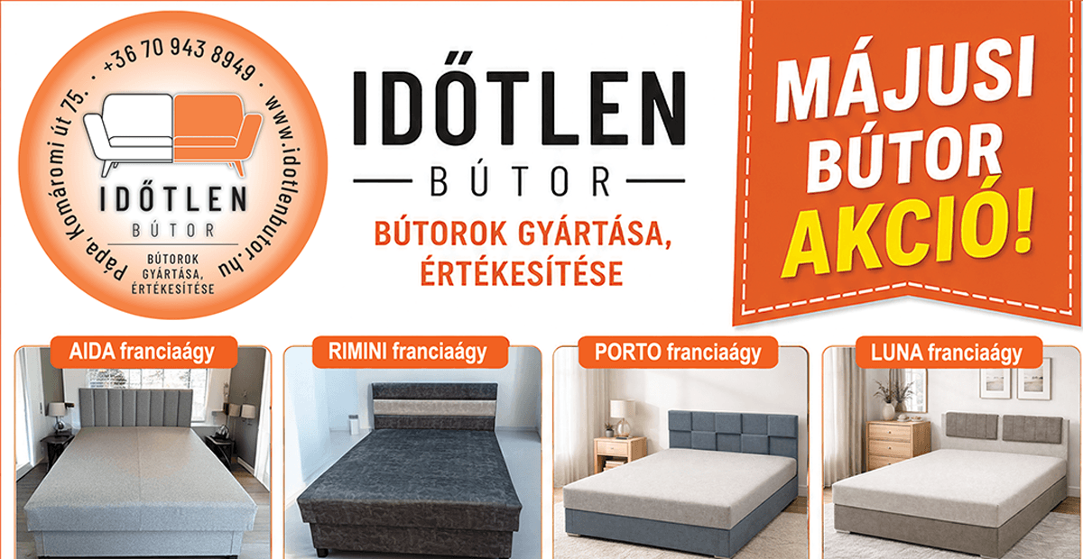 Májusi Bútor akció