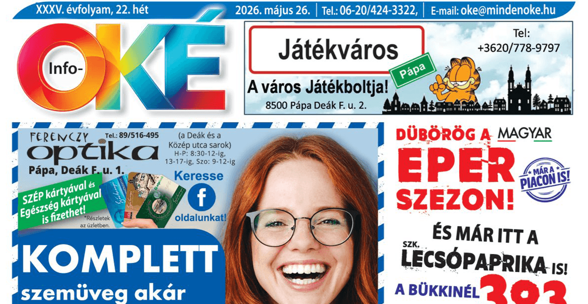 Info-OKÉ 2026/22. hét