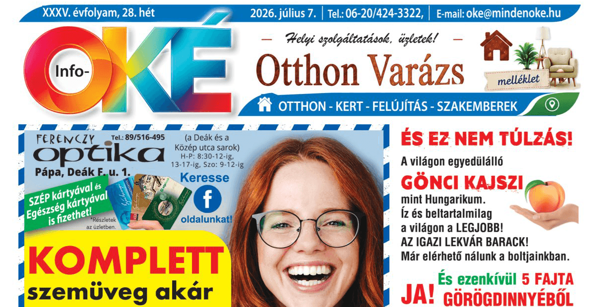 Info-OKÉ 2026/28. hét