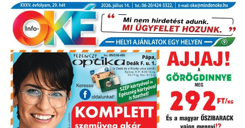 Info-OKÉ 2026/29. hét
