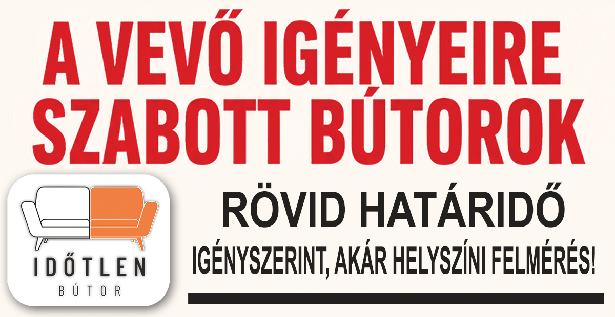 Vevő igényeire szabott bútorok