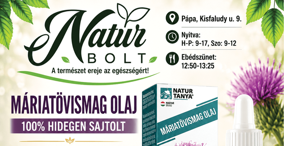 Máriatövismag olaj