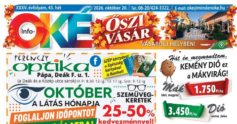 Info-OKÉ 2026/43. hét