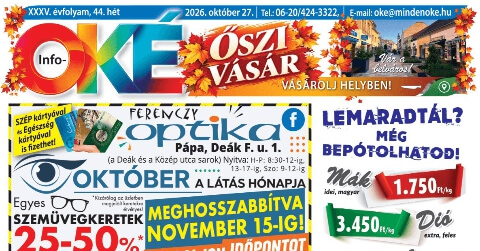Info-OKÉ 2026/44. hét